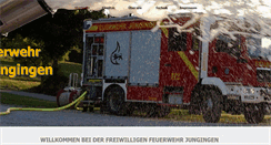 Desktop Screenshot of fw-jungingen.de