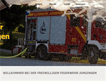 Tablet Screenshot of fw-jungingen.de